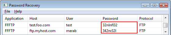FFFTP Password Recovery