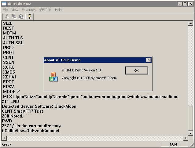 Full SmartFTP FTP Library screenshot