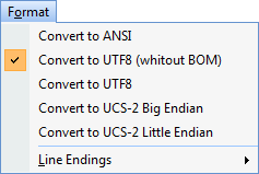 Encoding Conversion